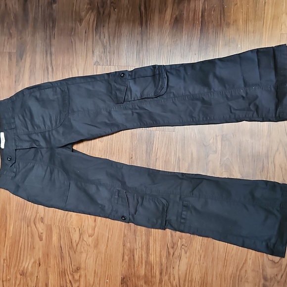 Cotton On Bootleg Cargo Pant - Black- Size 4 - Picture 3 of 9
